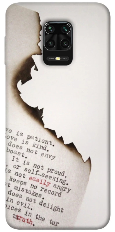 Чохол на Xiaomi Redmi Note 9s / Note 9 Pro / Note 9 Pro Max Вірші фото 1 з 1