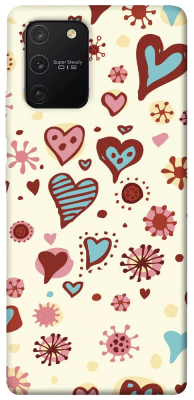Чохол на Samsung Galaxy S10 Lite Pretty hearts фото 1 з 1