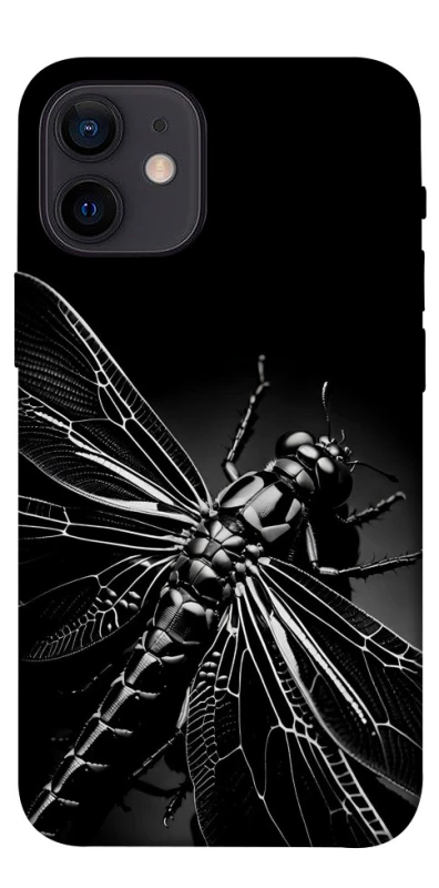 Чехол на Apple iPhone 12 mini (5.4") Black dragonfly фото 1 из 1
