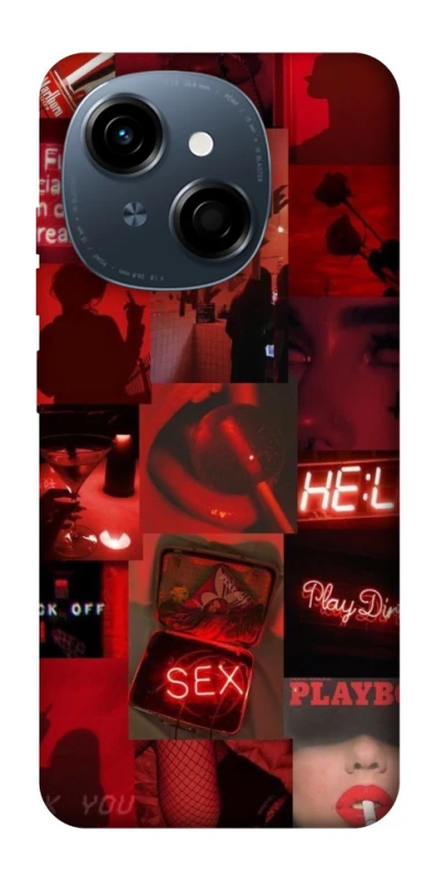 Чехол на TECNO Spark Go 1 Love collage ver.3 фото 1 из 1