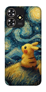 Чохол на ZTE Blade A73 4G Pikachu and Van Gogh фото 1 з 1