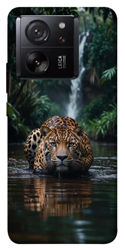 Чохол на Xiaomi 13T Pro Leopard in water фото 1 з 1
