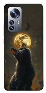 Чохол на Xiaomi 12 / 12X Кіт під місяцем v2 фото 1 з 1