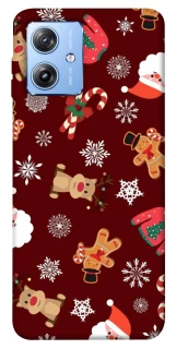 Чехол на Motorola Moto G84 Новогодний v6 фото 1 из 1