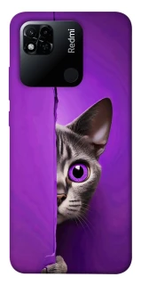 Чохол на Xiaomi Redmi 10A Кіт-підглядач фото 1 з 1