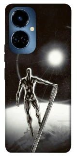 Чохол на TECNO Camon 19 Pro Срібний серфер фото 1 з 1