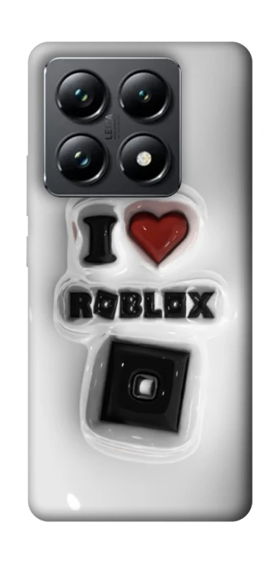 Чохол на Xiaomi 14T Pro I love Roblox фото 1 з 1