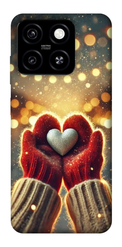 Чехол на ZTE Blade A55 4G Heart in hand фото 1 из 1