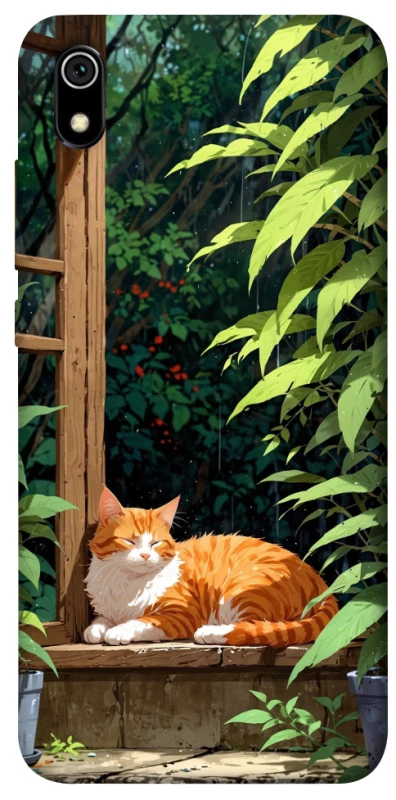 Чохол на Xiaomi Redmi 7A red cat фото 1 з 1