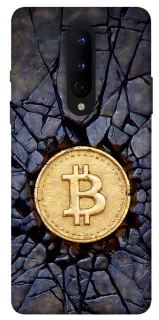 Чохол на OnePlus 8 Bitcoin cracks фото 1 з 1