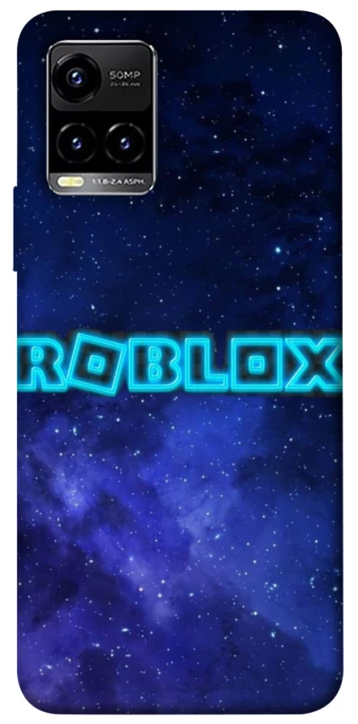Чохол на Vivo Y21 / Y33s Roblox Space Logo Blue фото 1 з 1