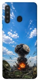 Чехол на Samsung Galaxy A21 Moscow never sleeps ver.6 фото 1 из 1