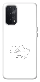Чохол на Oppo A54 5G / A74 5G Ukraine map фото 1 з 1