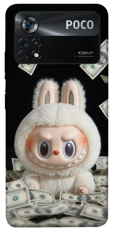 Чохол на Xiaomi Poco X4 Pro 5G Dollar Labubu фото 1 з 1