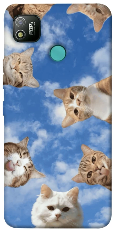 Чохол на TECNO POP 4 Сats фото 1 з 1