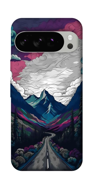 Чехол на Google Pixel 10 Pro Нарисованные горы фото 1 из 1