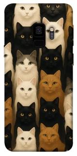 Чехол на Samsung Galaxy S9 Colorful Cat Collage фото 1 Чехол на Samsung Galaxy S9 Colorful Cat Collage фото 1 из 1
