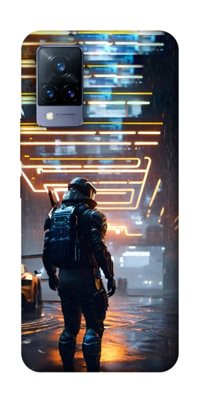 Чехол на Vivo V21 Cyber character фото 1 из 1