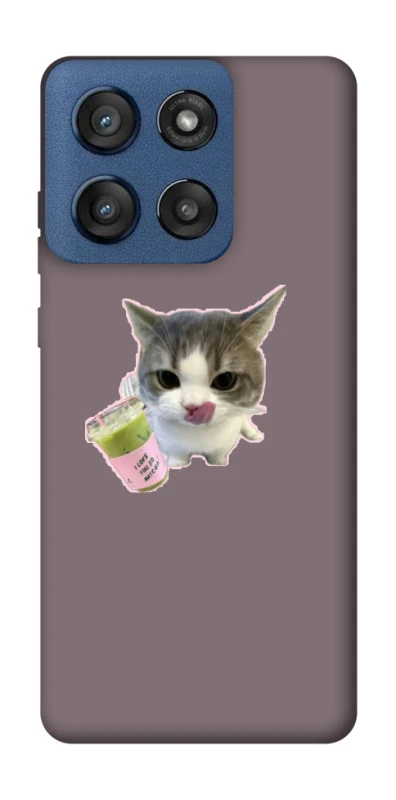 Чохол на Motorola Edge 60 Stylus cat matcha фото 1 з 1