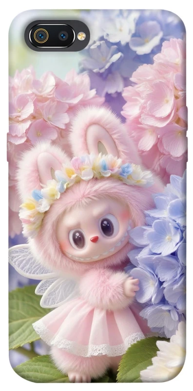 Чехол на Realme C2 Labubu & Flowers ver.1 фото 1 из 1