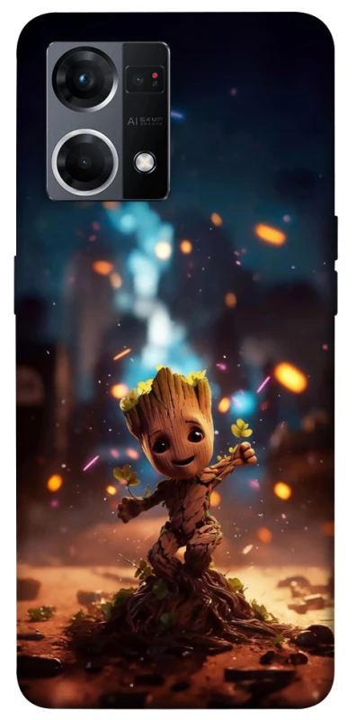 Чохол на Oppo Reno 7 4G Baby Groot v3 фото 1 з 1