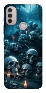 Чехол на Motorola Moto E40 Skulls v3 фото 1 из 1