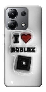 Чехол на Xiaomi Redmi Note 13 4G I love Roblox фото 1 из 1