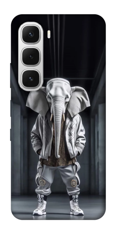 Чехол на Infinix Hot 60i Слон v2 фото 1 из 1