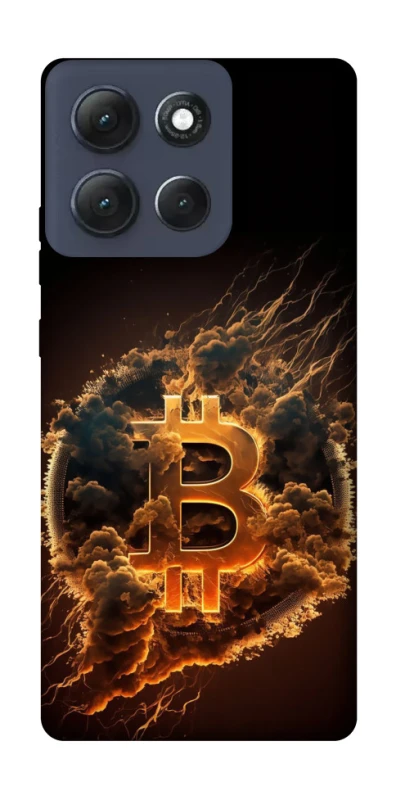 Чохол на Motorola Moto G86 Power Smoky Bitcoin фото 1 з 1