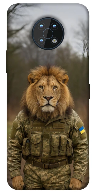 Чехол на Nokia G50 Лев защитник фото 1 из 1