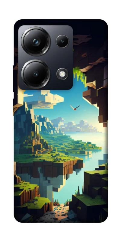 Чохол на Xiaomi Poco M6 Pro 4G Minecraft sunrise фото 1 з 1