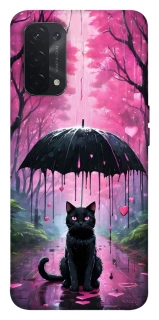 Чохол на Oppo A54 5G / A74 5G Black cat фото 1 з 1