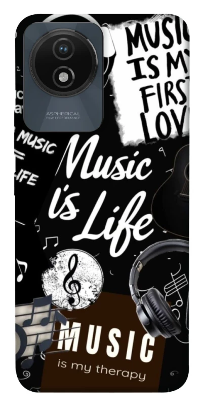 Чохол на Vivo Y02 Music is Life фото 1 з 1