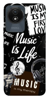 Чехол на Vivo Y02 Music is Life фото 1 из 1