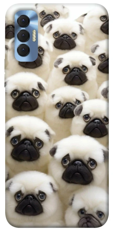 Чохол на TECNO Spark 8P Doggy Pug Love фото 1 з 1