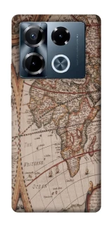 Чехол на Infinix Note 40 Pro 4G Карта путешествий фото 1 из 1