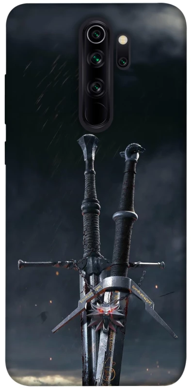 Чехол на Xiaomi Redmi Note 8 Pro Мечи Ведьмака фото 1 из 1