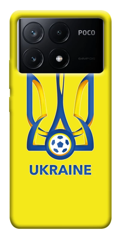 Чохол на Xiaomi Poco X6 Футбольний Герб фото 1 з 1