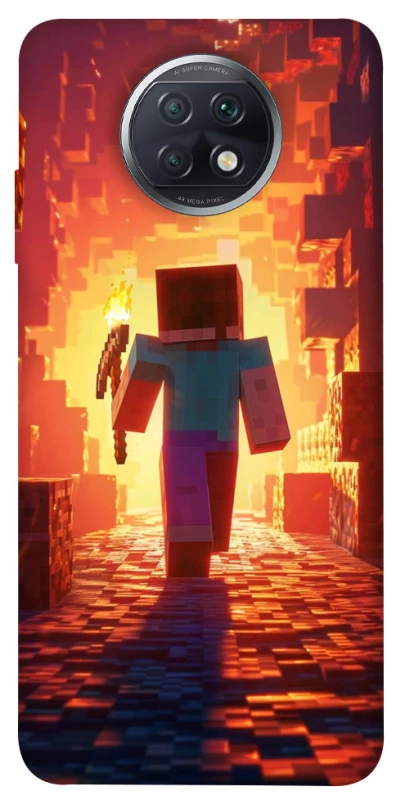 Чехол на Xiaomi Redmi Note 9 5G / Note 9T Minecraft adventure фото 1 из 1