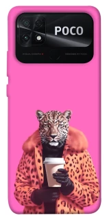 Чохол на Xiaomi Poco C40 Леопард з кавою фото 1 з 1