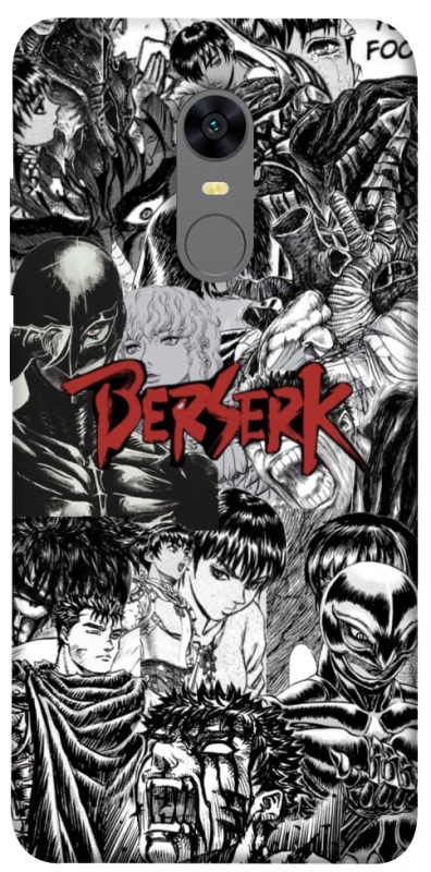 Чехол на Xiaomi Redmi 5 Plus / Redmi Note 5 (Single Camera) Berserk Collage фото 1 из 1