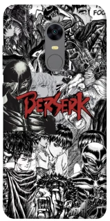 Чехол на Xiaomi Redmi 5 Plus / Redmi Note 5 (Single Camera) Berserk Collage фото 1 из 1