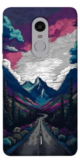 Чехол на Xiaomi Redmi Note 4X / Note 4 (Snapdragon) Нарисованные горы фото 1 из 1
