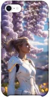 Чехол на Apple iPhone SE (2020) Cyber space girl ver.1 фото 1 из 1