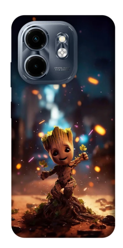 Чехол на Infinix Smart 9 4G / Hot 50i Baby Groot v3 фото 1 из 1