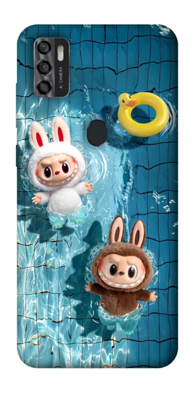 Чехол на ZTE Blade A7s (2020) Labubu in the pool фото 1 из 1