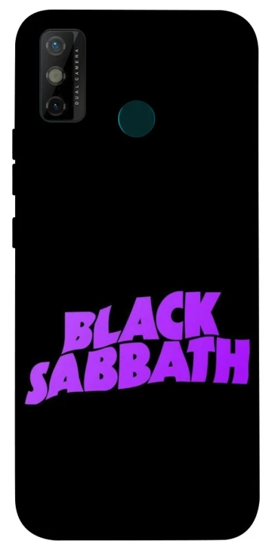 Чохол на TECNO Spark 6 Go Black Sabbath logo ver.1 фото 1 Чохол на TECNO Spark 6 Go Black Sabbath logo ver.1 фото 1 з 1