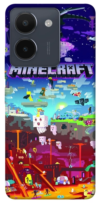 Чохол на Vivo Y36 Minecraft world фото 1 з 1
