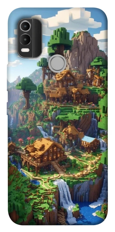 Чехол на Nokia C21 Plus Minecraft universe фото 1 из 1