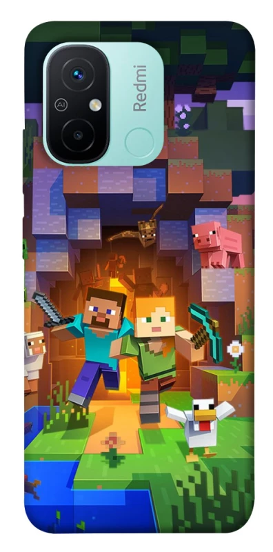 Чохол на Xiaomi Redmi 12C / Poco C55 Minecraft game фото 1 з 1